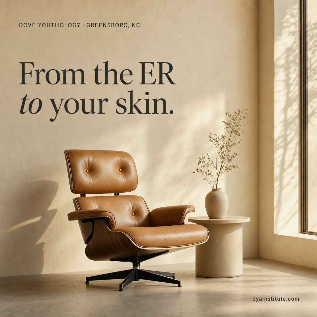 DYAI ad — From the ER to your skin.