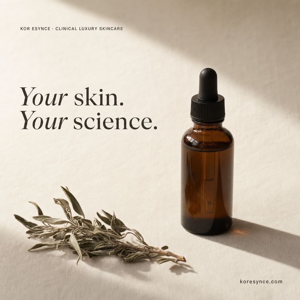 Kor Esynce ad — Your skin. Your science.